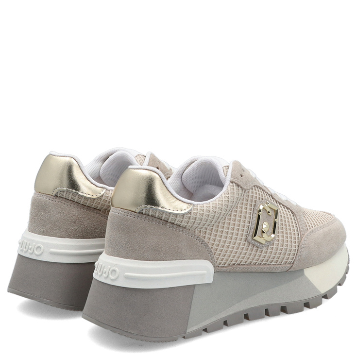 Sneakersy premium  - LIU JO AMAZING 25 BEŻOWE