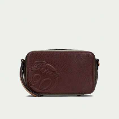 Torebka damska listonoszka - HISPANITAS BI254158 BRĄZOWA