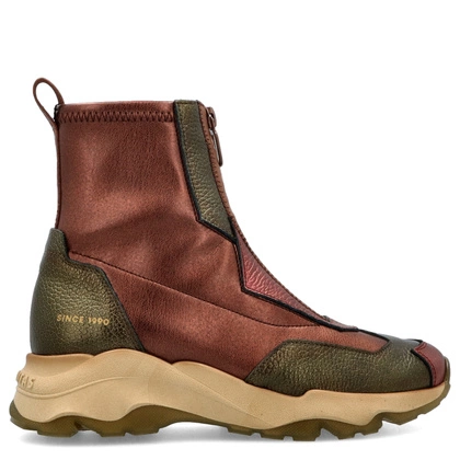 Hiszpańskie wysokie sneakersy z zamkiem - HISPANITAS CHI254321 MULTIKOLOR