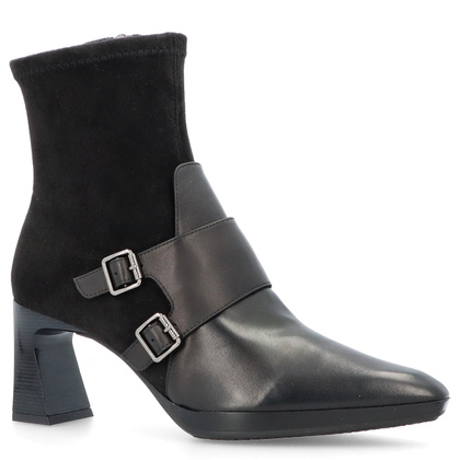 Hiszpańskie botki z klamerkami - HISPANITAS HI254304 CZARNE