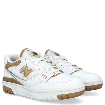 Sneakersy damskie - NEW BALANCE BBW550BT BIAŁO-BRĄZOWE