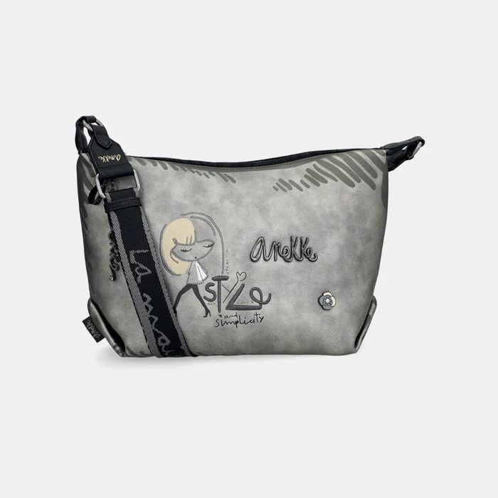 Torebka damska na ramię - ANEKKE MADEMOISELLE NATURE KOKO 41863-521