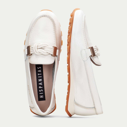 Hiszpańskie lekkie półbuty - HISPANITAS HV264662 KREMOWE