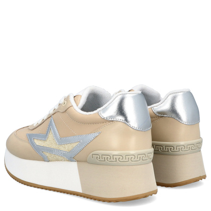 Sneakersy premium - LIU JO DREAMY 03 BF4039 PX527 BEŻOWE