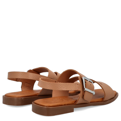 Eleganckie sandały ze skóry - OH! MY SANDALS 5581 BRĄZOWE