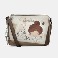 Torebka damska trzykomorowa - ANEKKE SOPHIA 42803-184