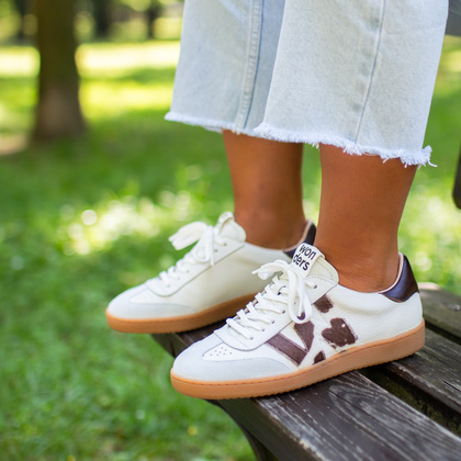 Hiszpańskie sneakersy premium - WONDERS AP-2001 BIAŁE