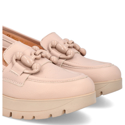 Półbuty z designerską ozdobą - TYMOTEO G1035 BEŻ