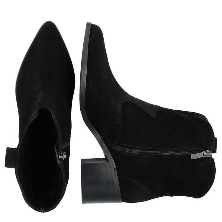 ZESTAW BUTY + TOREBKA  - KOTYL 4735 TOSCANIO G87 CZARNY