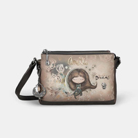 Torebka damska trzykomorowa - ANEKKE REAL 41703-184