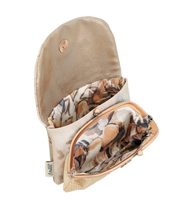 Mały damski portfel z klapką - ANEKKE MEMORIES 40809-016