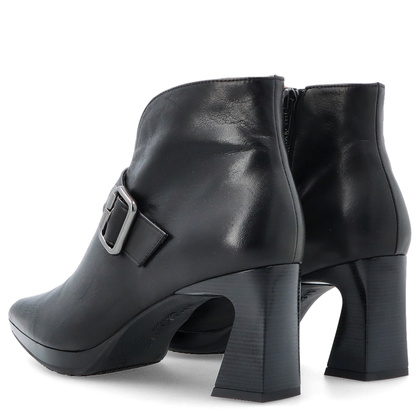 Hiszpańskie botki z wycięciem - HISPANITAS HI254244 CZARNE