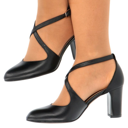 Taneczne czółenka - KOTYL 7080 CZARNE