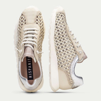 Hiszpańskie sneakersy premium - HISPANITAS RHV264741 KREMOWE