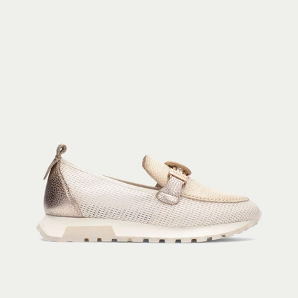 Hiszpańskie półbuty - HISPANITAS HV264857 KREMOWE