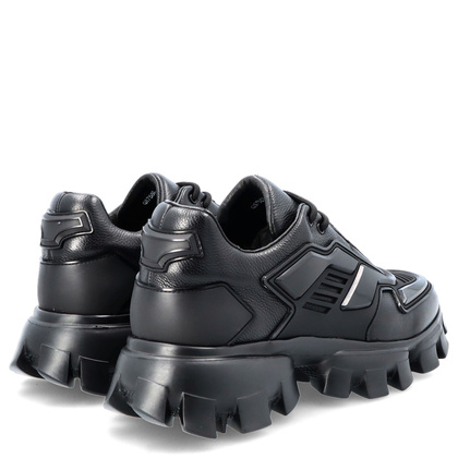 Designerskie sneakersy męskie - JOHN DOUBARE QA758T-45L-A1256 CZARNE