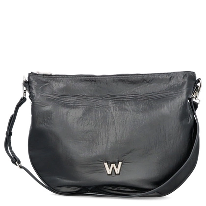 Duża torebka damska - WONDERS WB-54025 CZARNA