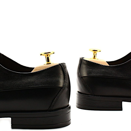 Buty męskie wizytowe - LEADER 344A-459 CZARNE