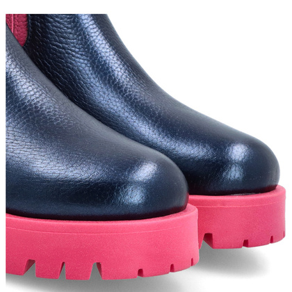 Kolorowe sztyblety - TYMOTEO A1001 RÓŻ GRANAT