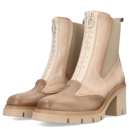 Botki na platformie - HISPANITAS HI254280 BEŻOWE