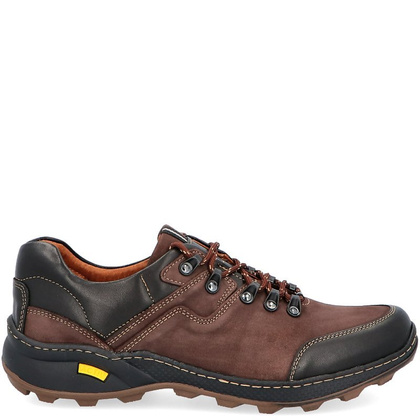 Polskie buty trekkingowe, skóra - KENT 515 BRĄZOWE