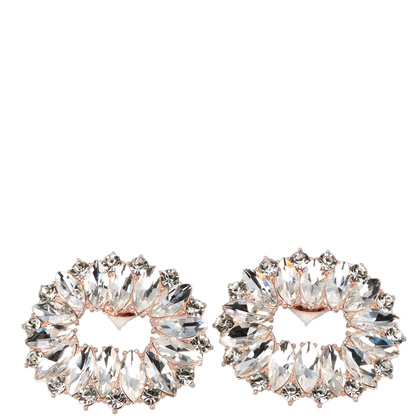 Ozdobne klipsy do butów owalne - TYMOTEO LOVE T49 ZŁOTE