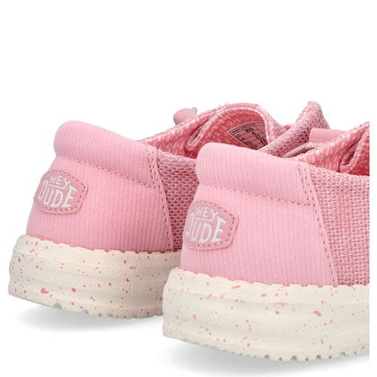 Lekkie półbuty damskie - HEY DUDE WENDY STRETCH SOX 41878 RÓŻOWE