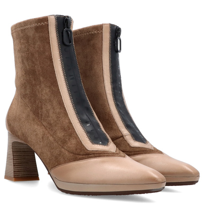 Hiszpańskie botki z zamkiem - HISPANITAS HI254186 BEŻOWE