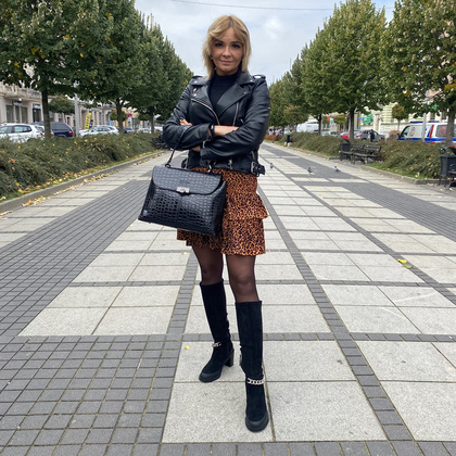 Modne zamszowe kozaki - SCAVIOLA M-69 CZARNE