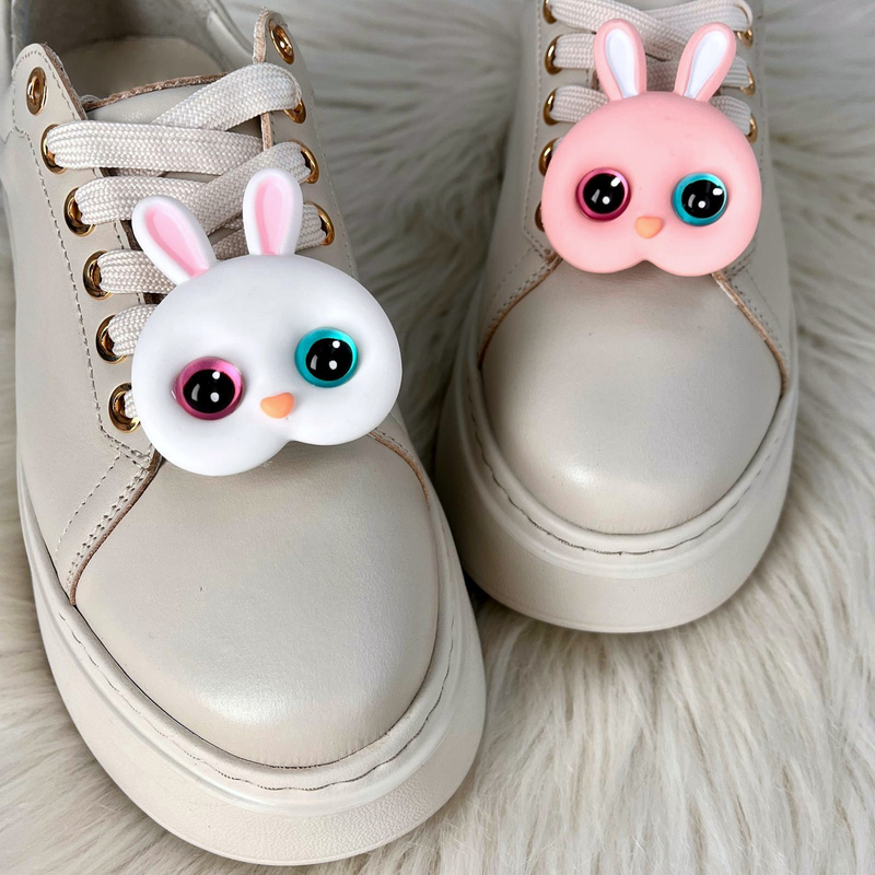 Ozdoby do sznurówek kreskówkowe - TYMOTEO L0VE SZ18 KRÓLIKI