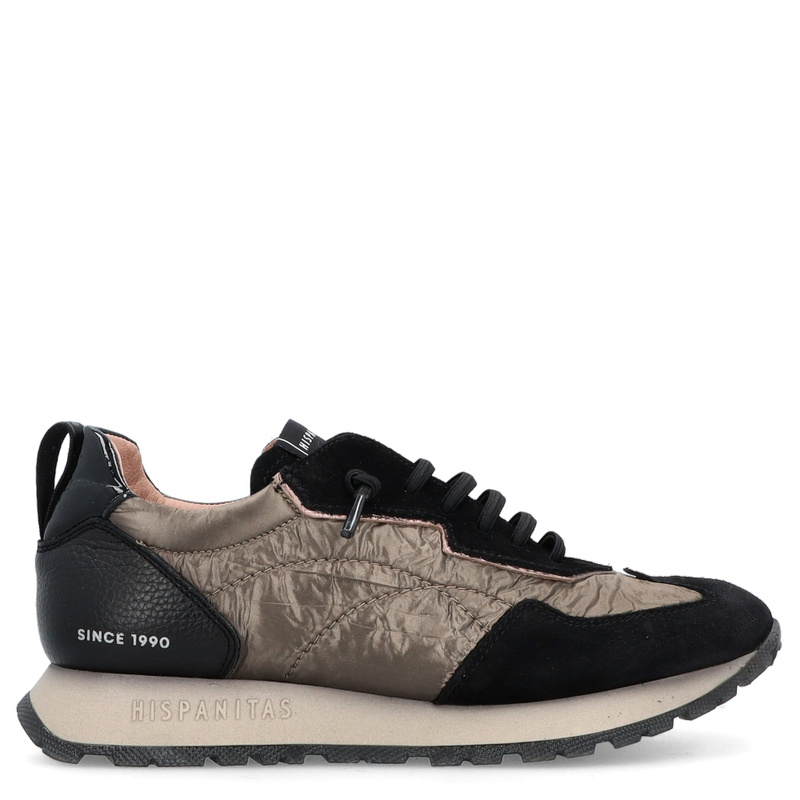 Hiszpańskie sneakersy damskie - HISPANITAS HI254209 CZARNE