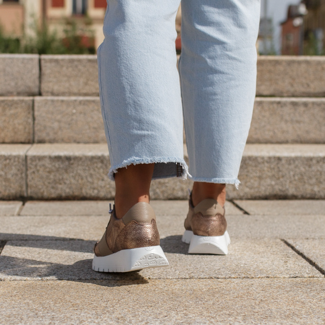 ZESTAW BUTY + TOREBKA - WONDERS A-2492 WB-54020 BEŻOWY