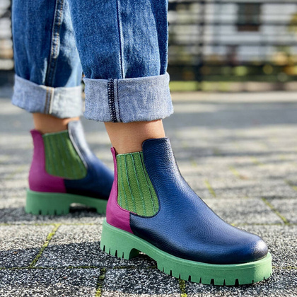 Kolorowe sztyblety - TYMOTEO A1001 KOLOROWE