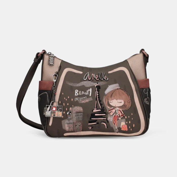 Torebka damska crossbody - ANEKKE MADEMOISELLE 41803-002
