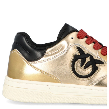 Sneakersy damskie premium - PINKO MANDY 01 ZŁOTE
