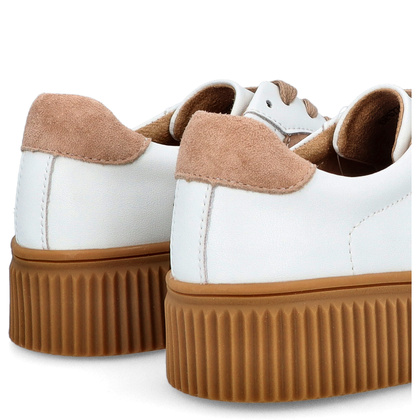 Sneakersy ze skóry naturalnej - FILIPPO DP6776/25 BIAŁE