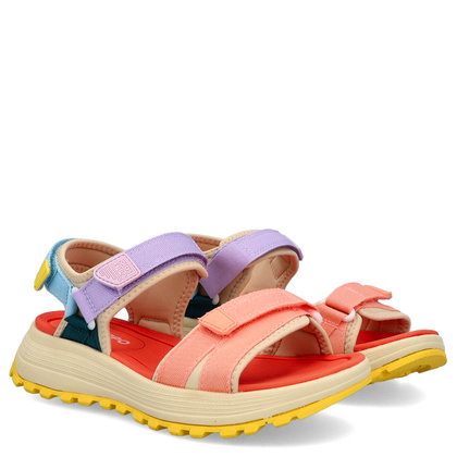 Damskie sandały zapinane na rzep - GIOSEPPO 75535 KOLOROWE