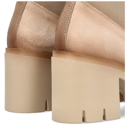 Botki na platformie - HISPANITAS HI254280 BEŻOWE