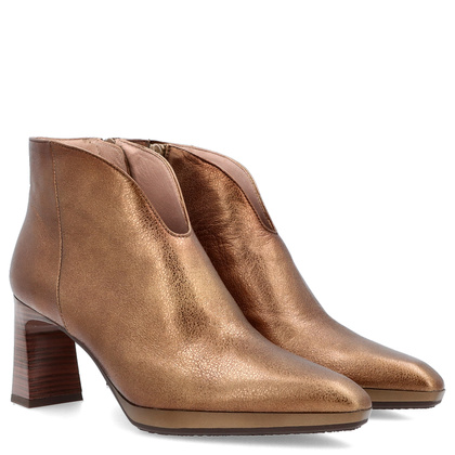 Hiszpańskie botki z wycięciem - HISPANITAS HI243576 STARE ZŁOTO