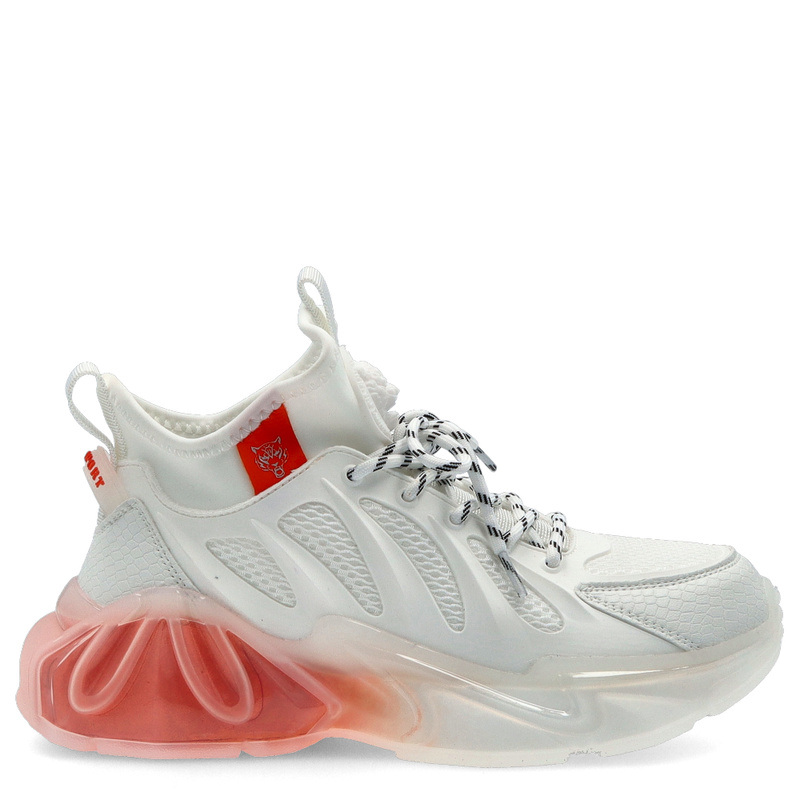 Sneakersy premium - PLEIN SPORT PACS USC0435 BIAŁE