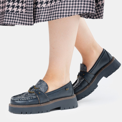 Mokasyny z ozdobą - ANEKKE REAL 41393-387