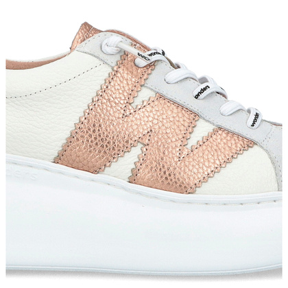 Hiszpańskie sneakersy premium - WONDERS A-2670 BIAŁE