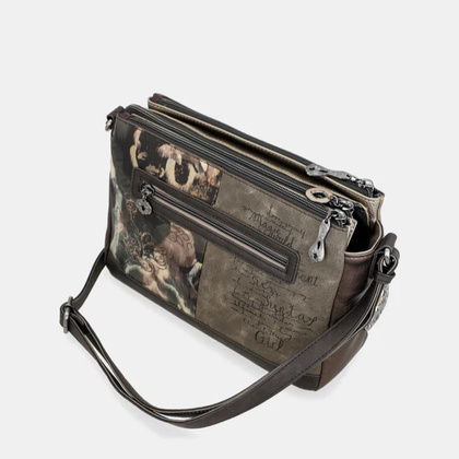 Torebka damska trzykomorowa - ANEKKE REAL 41703-184