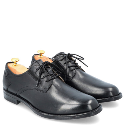 Męskie półbuty wizytowe - CAPRICE 9-13200-42 CZARNE