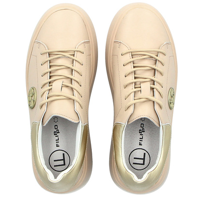 Sportowe buty damskie - FILIPPO DP6058/24 BEŻOWE