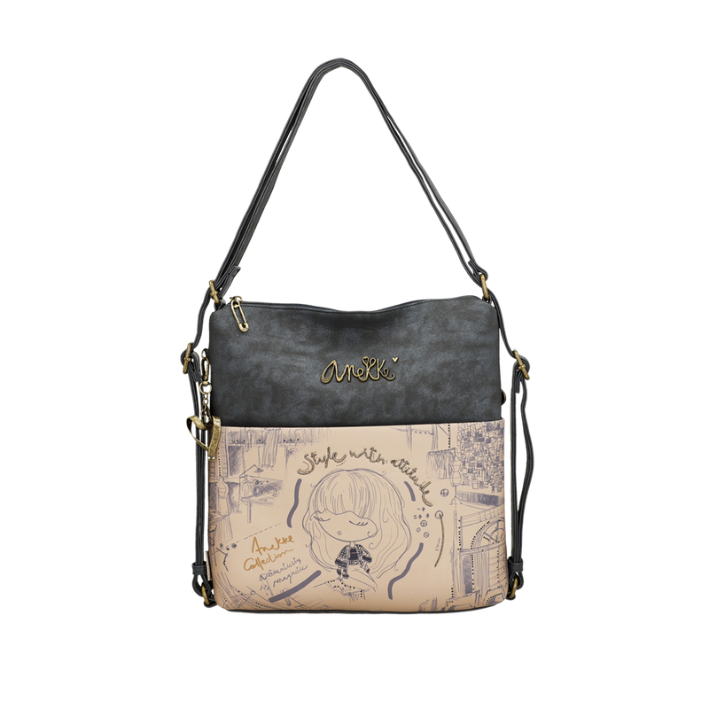 Plecak damski 3w1- ANEKKE MADEMOISELLE STUDIO 41845-063