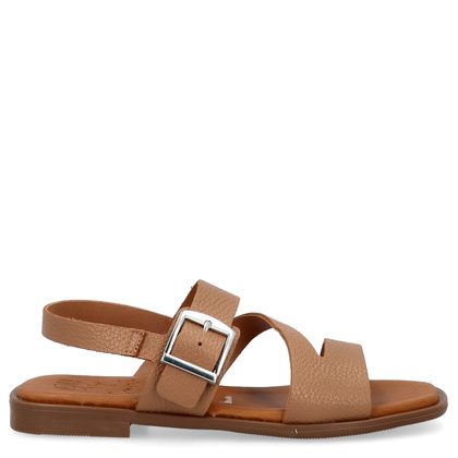 Eleganckie sandały ze skóry - OH! MY SANDALS 5581 BRĄZOWE