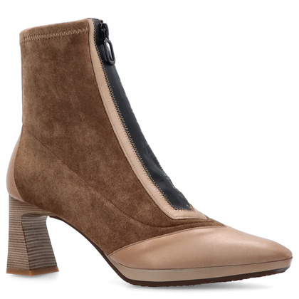 Hiszpańskie botki z zamkiem - HISPANITAS HI254186 BEŻOWE