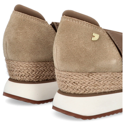Hiszpańskie sneakersy na koturnie - GIOSEPPO 74059 BEŻOWE