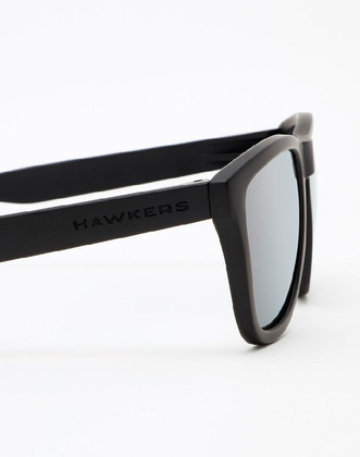 HAWKERS - Modne okulary przeciwsłoneczne Carbon Black Silver One O18TR50